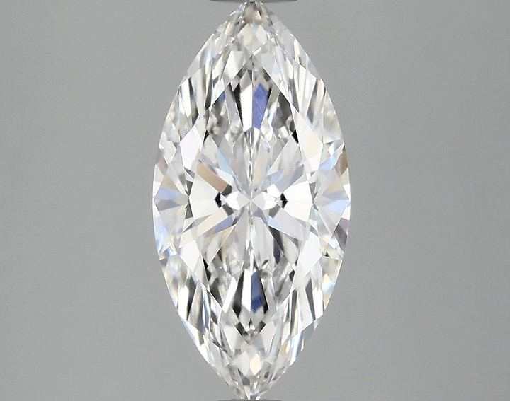 2.01 Carat Marquise Shaped Excellent Cut VVS2 IGI Certified Lab Grown Diamond