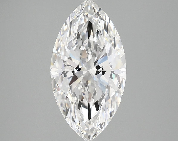3.05 Carat Marquise Shaped Excellent Cut VS1 IGI Certified Lab Grown Diamond