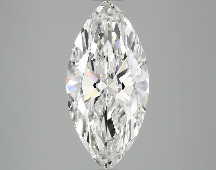 3.02 Carat Marquise Shaped Excellent Cut VVS2 IGI Certified Lab Grown Diamond