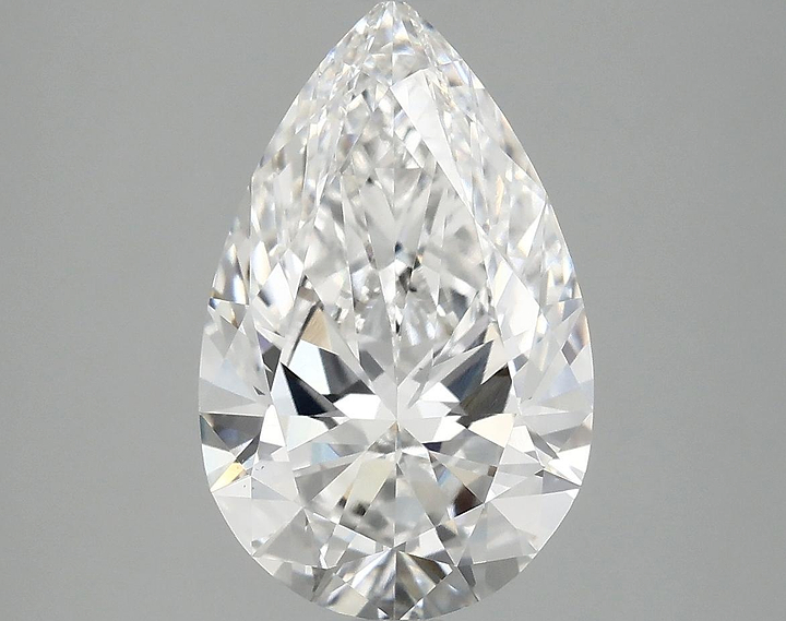 3.08 Carat Pear Shaped Ideal Cut VS1 IGI Certified Lab Grown Diamond