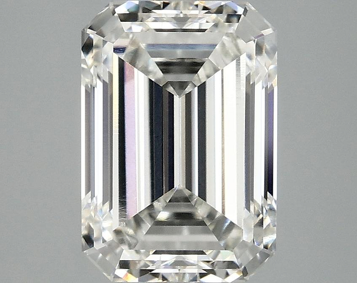3.11 Carat Emerald Shaped Ideal Cut VVS2 IGI Certified Lab Grown Diamond