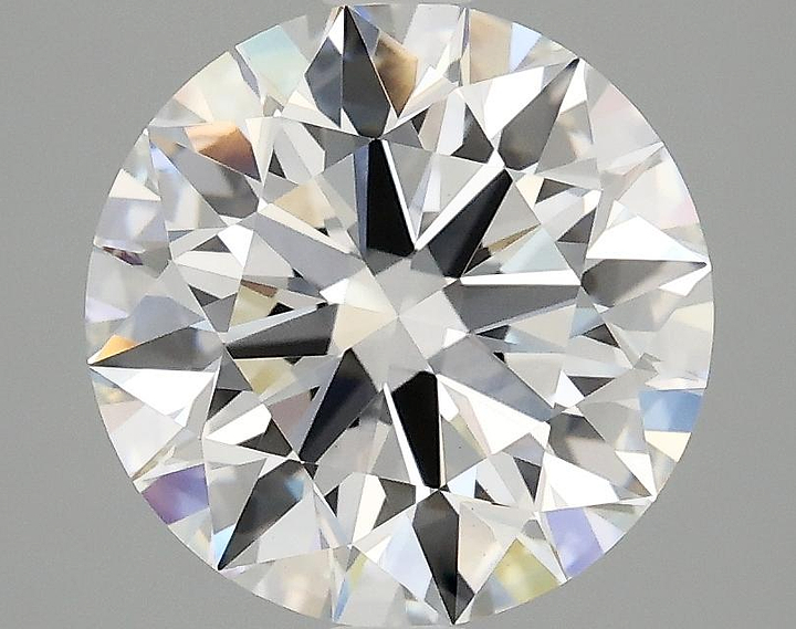 3.08 Carat Round Shaped Ideal Cut VVS2 IGI Certified Lab Grown Diamond