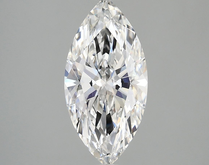 2.1 Carat Marquise Shaped Ideal Cut VVS1 IGI Certified Lab Grown Diamond