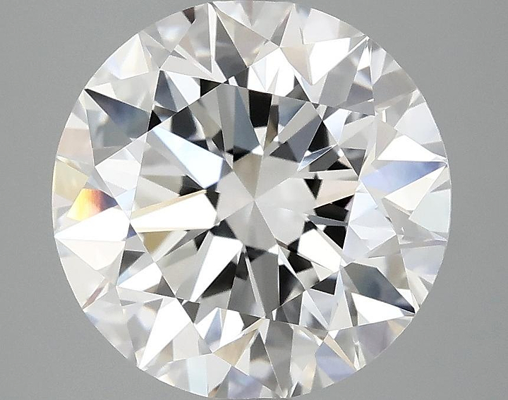 4.05 Carat Round Shaped Excellent Cut VVS2 IGI Certified Lab Grown Diamond