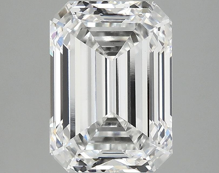 2.98 Carat Emerald Shaped Ideal Cut VS1 IGI Certified Lab Grown Diamond