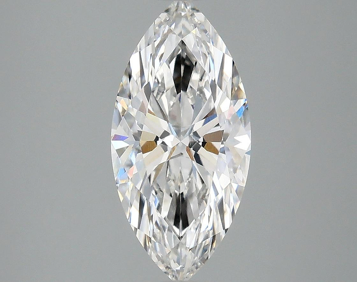 2.06 Carat Marquise Shaped Excellent Cut VVS2 IGI Certified Lab Grown Diamond