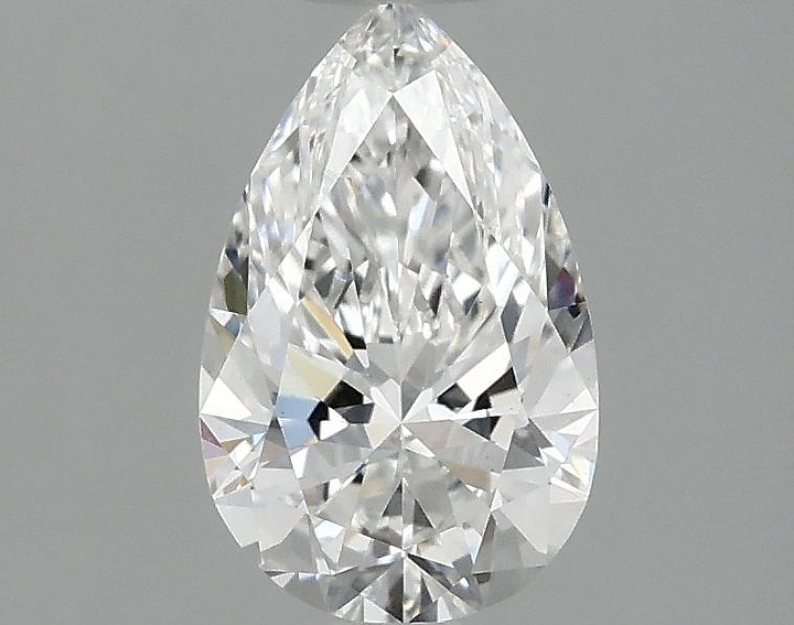 1.07 Carat Pear Shaped Ideal Cut VVS2 IGI Certified Lab Grown Diamond