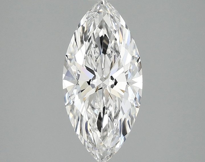 1.88 Carat Marquise Shaped Excellent Cut VVS2 IGI Certified Lab Grown Diamond