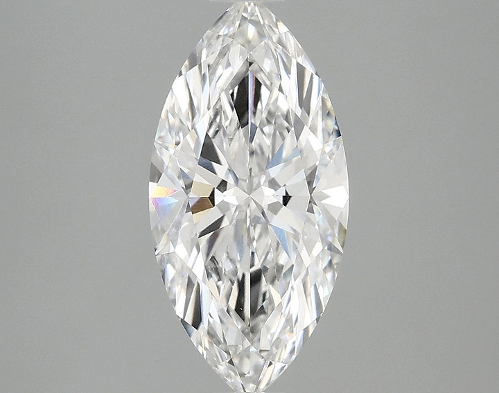 2.02 Carat Marquise Shaped Ideal Cut VVS2 IGI Certified Lab Grown Diamond