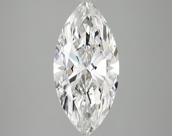 2.99 Carat Marquise Shaped Excellent Cut VVS2 IGI Certified Lab Grown Diamond