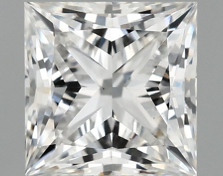 1.56 Carat Princess Shaped Ideal Cut VS2 IGI Certified Lab Grown Diamond