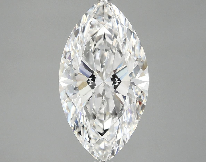 3.06 Carat Marquise Shaped Excellent Cut VVS2 IGI Certified Lab Grown Diamond