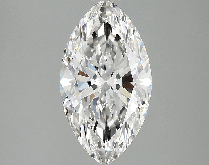 2.1 Carat Marquise Shaped Excellent Cut VVS2 IGI Certified Lab Grown Diamond