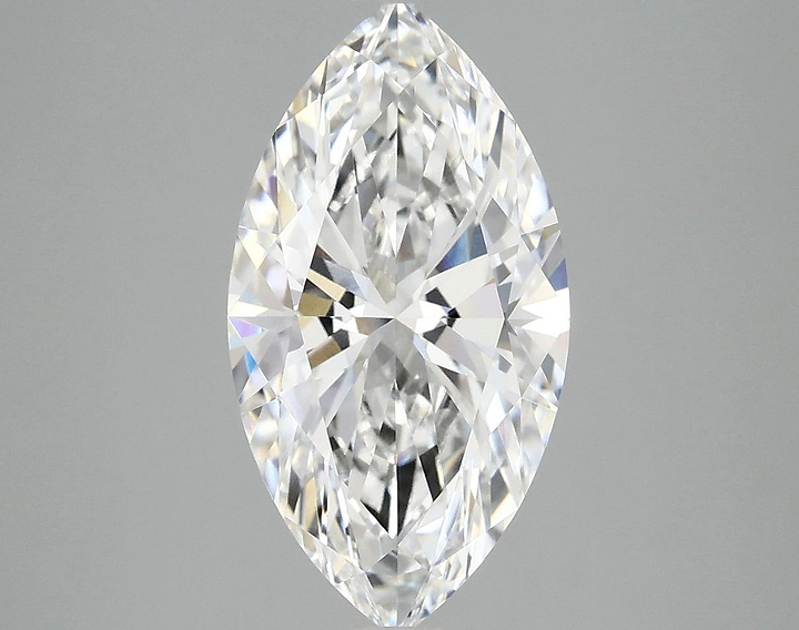 3.09 Carat Marquise Shaped Excellent Cut VVS2 IGI Certified Lab Grown Diamond