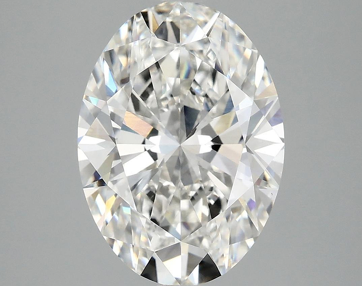 4.05 Carat Oval Shaped Ideal Cut VVS2 IGI Certified Lab Grown Diamond