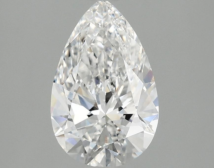 1.53 Carat Pear Shaped Ideal Cut VVS2 IGI Certified Lab Grown Diamond