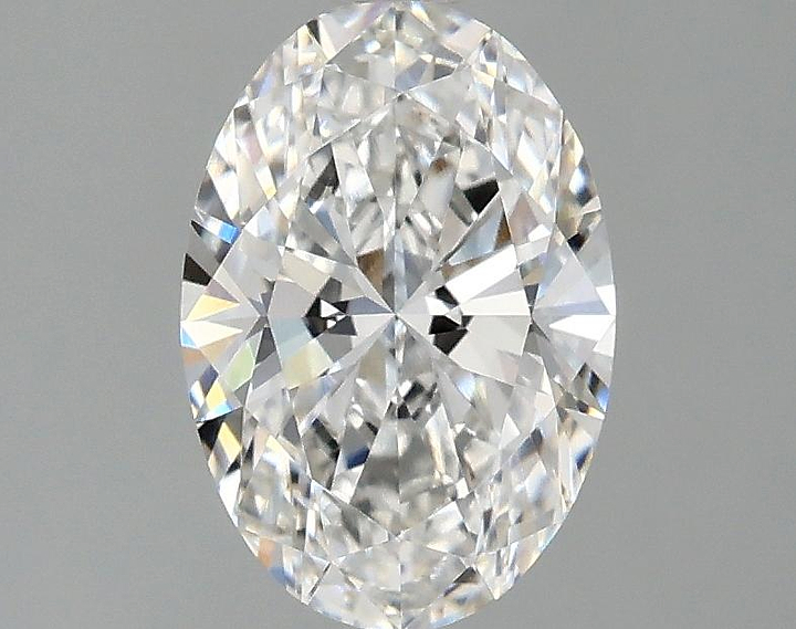 1.45 Carat Oval Shaped Ideal Cut VVS2 IGI Certified Lab Grown Diamond