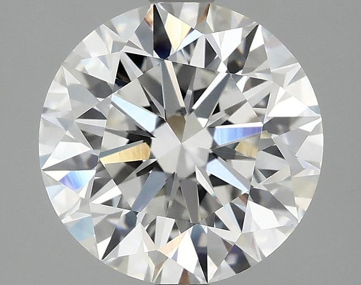 3.09 Carat Round Shaped Excellent Cut VVS2 IGI Certified Lab Grown Diamond