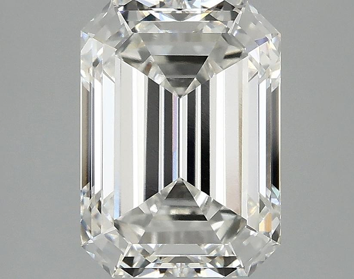3.01 Carat Emerald Shaped Ideal Cut VVS2 IGI Certified Lab Grown Diamond