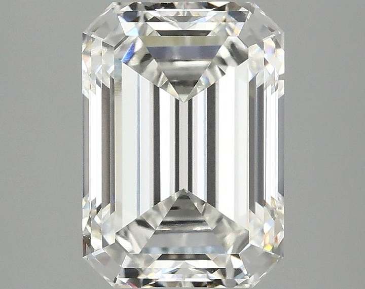 2.92 Carat Emerald Shaped Ideal Cut VVS2 IGI Certified Lab Grown Diamond
