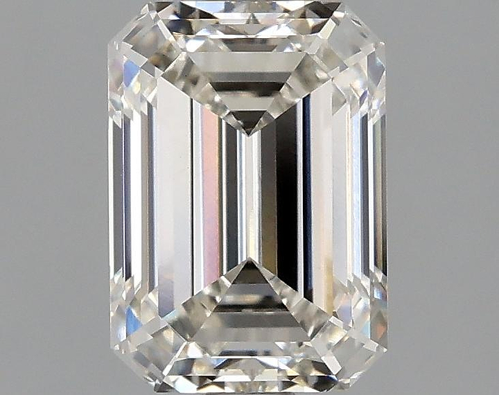 2.1 Carat Emerald Shaped Ideal Cut VS1 IGI Certified Lab Grown Diamond