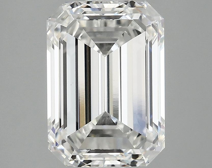 2.97 Carat Emerald Shaped Ideal Cut VVS2 IGI Certified Lab Grown Diamond