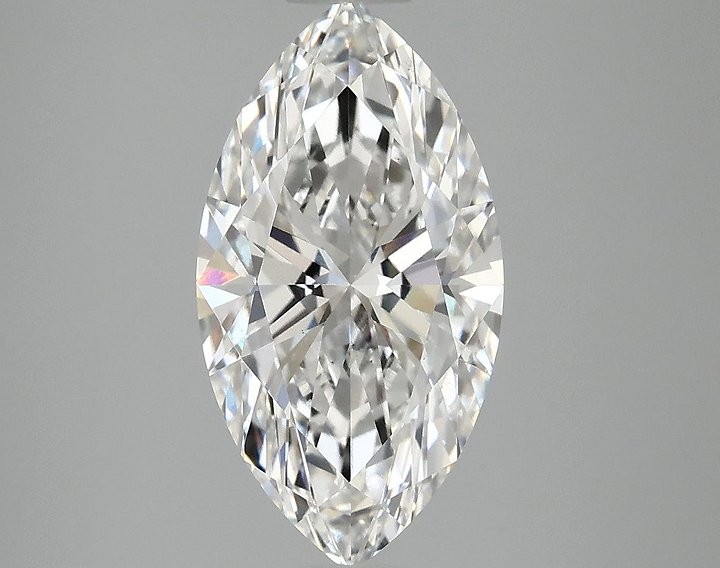 3.09 Carat Marquise Shaped Excellent Cut VS2 IGI Certified Lab Grown Diamond