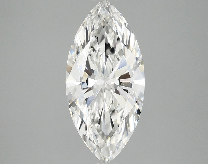 2.51 Carat Marquise Shaped Excellent Cut VVS2 IGI Certified Lab Grown Diamond