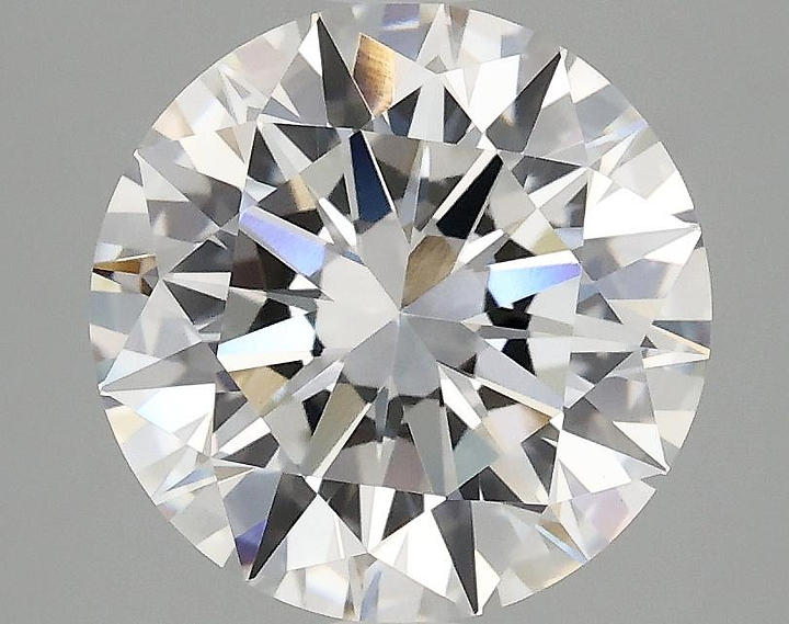 3.07 Carat Round Shaped Excellent Cut VVS2 IGI Certified Lab Grown Diamond