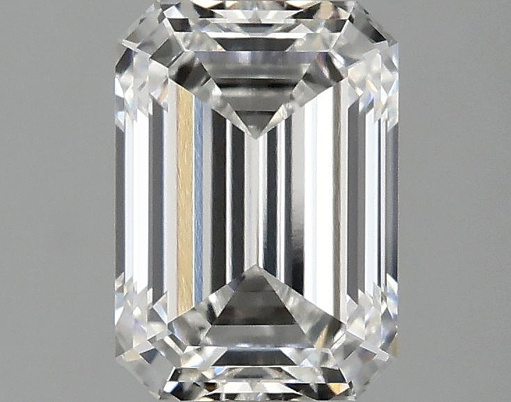 2.1 Carat Emerald Shaped Ideal Cut VVS2 IGI Certified Lab Grown Diamond
