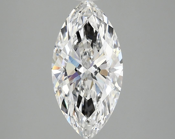 2.05 Carat Marquise Shaped Ideal Cut VVS1 IGI Certified Lab Grown Diamond