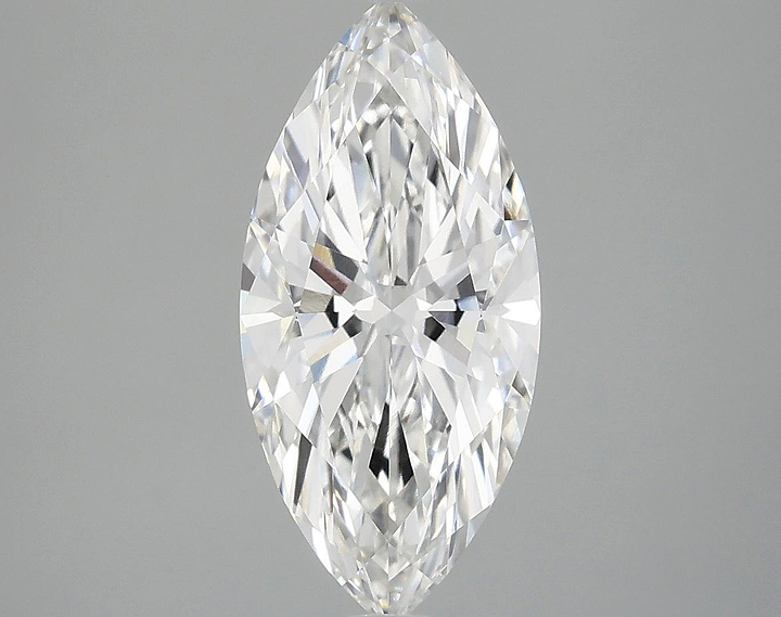 2.03 Carat Marquise Shaped Excellent Cut VVS2 IGI Certified Lab Grown Diamond