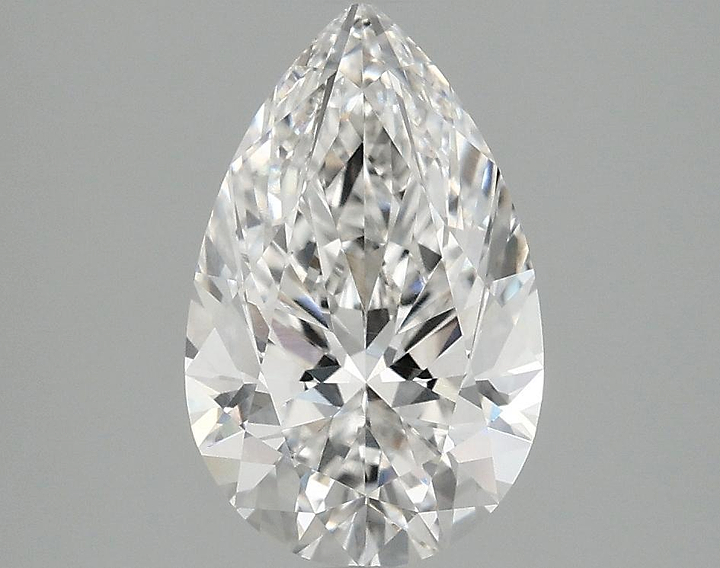 2.06 Carat Pear Shaped Ideal Cut VVS2 IGI Certified Lab Grown Diamond