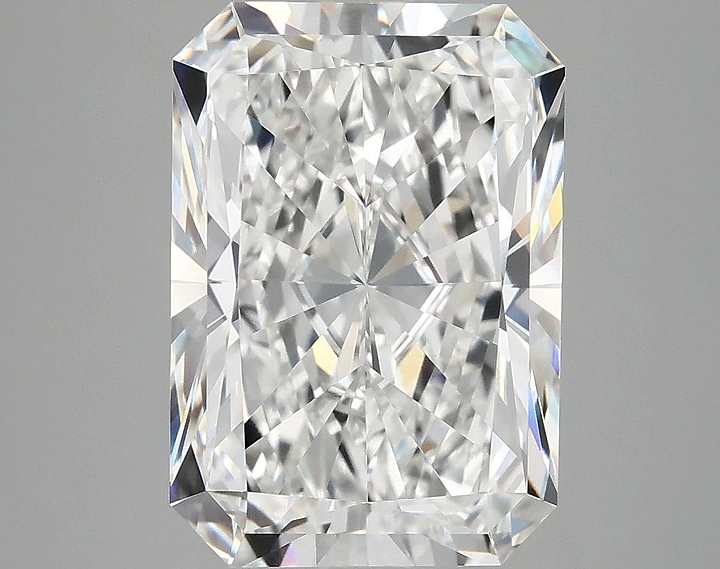 4.96 Carat Radiant Shaped Ideal Cut VVS2 IGI Certified Lab Grown Diamond