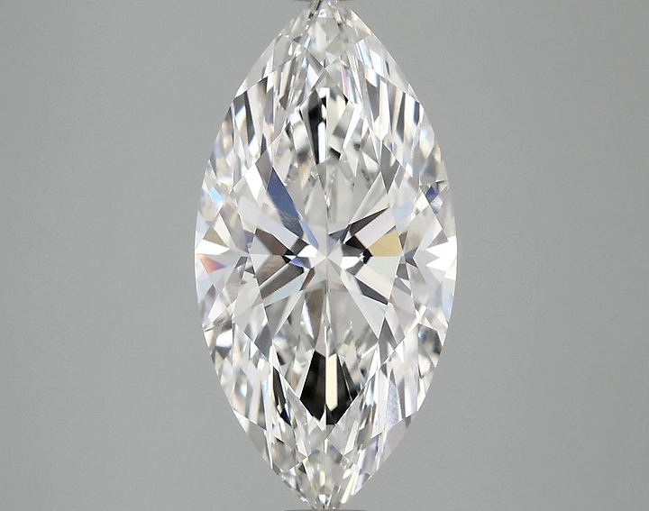 3.08 Carat Marquise Shaped Ideal Cut VVS2 IGI Certified Lab Grown Diamond