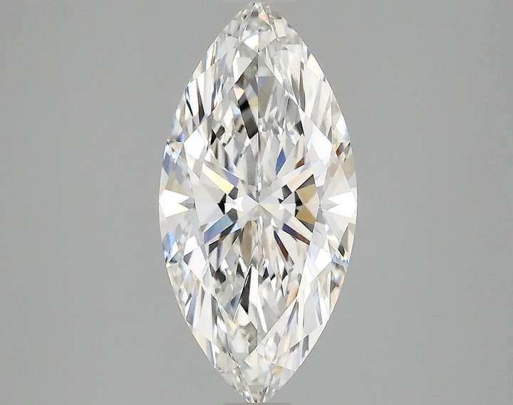 2.02 Carat Marquise Shaped Excellent Cut VVS2 IGI Certified Lab Grown Diamond