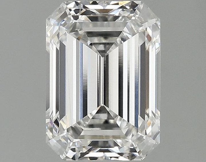 1.98 Carat Emerald Shaped Ideal Cut VVS2 IGI Certified Lab Grown Diamond