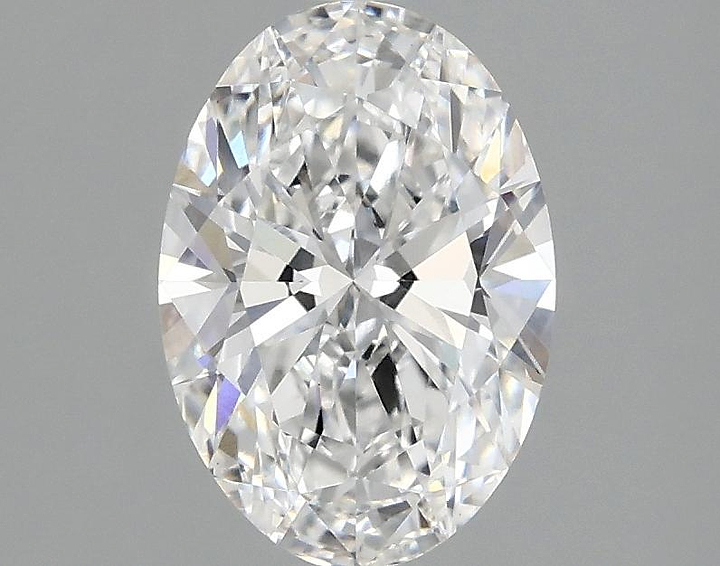 1.5 Carat Oval Shaped Ideal Cut VVS2 IGI Certified Lab Grown Diamond