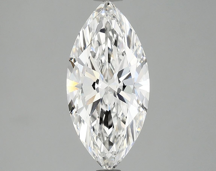 2.0 Carat Marquise Shaped Excellent Cut VVS2 IGI Certified Lab Grown Diamond