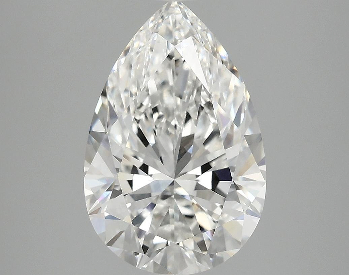 3.01 Carat Pear Shaped Excellent Cut VVS2 IGI Certified Lab Grown Diamond