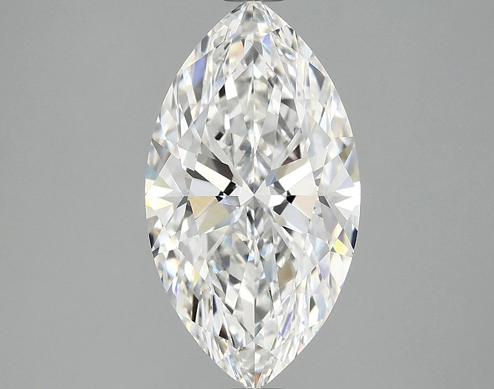 3.07 Carat Marquise Shaped Excellent Cut VVS2 IGI Certified Lab Grown Diamond