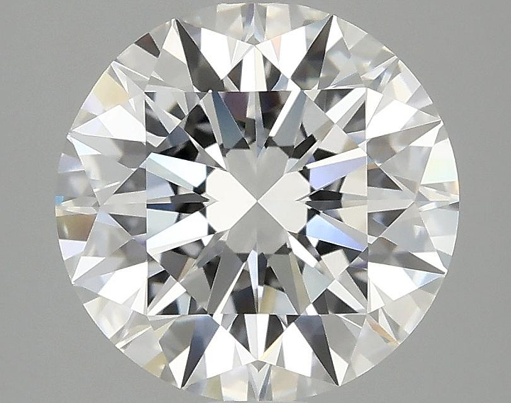 3.03 Carat Round Shaped Excellent Cut VVS2 IGI Certified Lab Grown Diamond