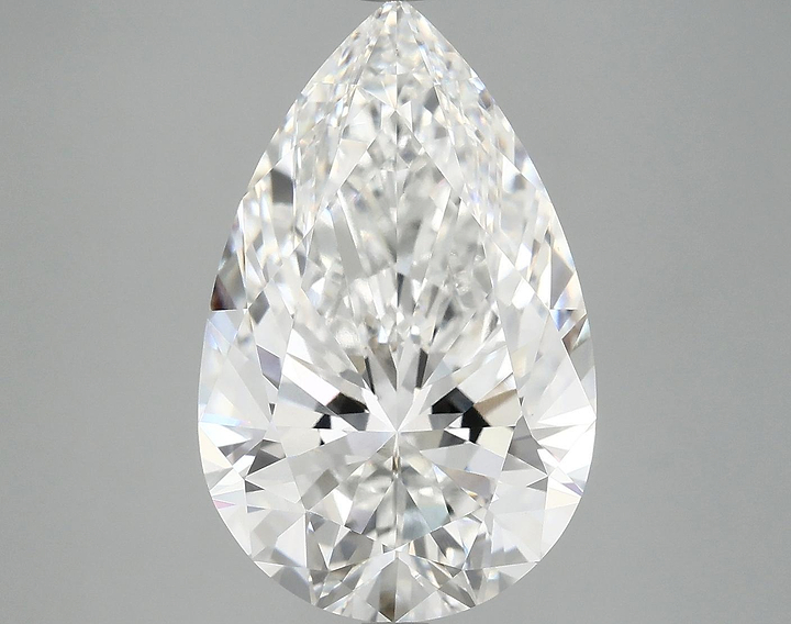 6.89 Carat Pear Shaped Ideal Cut VS1 IGI Certified Lab Grown Diamond