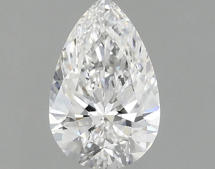 0.99 Carat Pear Shaped Ideal Cut VVS2 IGI Certified Lab Grown Diamond