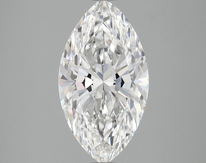 3.01 Carat Marquise Shaped Excellent Cut VVS2 IGI Certified Lab Grown Diamond