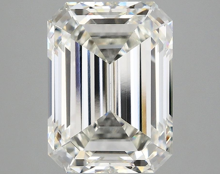 4.08 Carat Emerald Shaped Excellent Cut VS1 IGI Certified Lab Grown Diamond