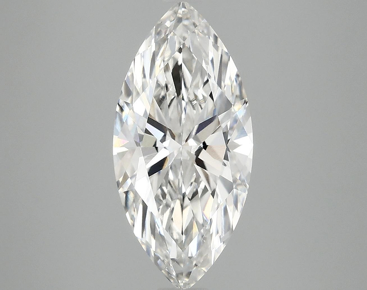 3.03 Carat Marquise Shaped Excellent Cut VVS2 IGI Certified Lab Grown Diamond