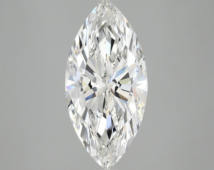 3.07 Carat Marquise Shaped Excellent Cut VS2 IGI Certified Lab Grown Diamond