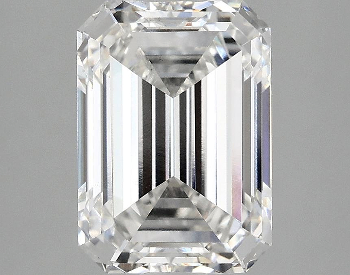3.1 Carat Emerald Shaped Ideal Cut VS2 IGI Certified Lab Grown Diamond