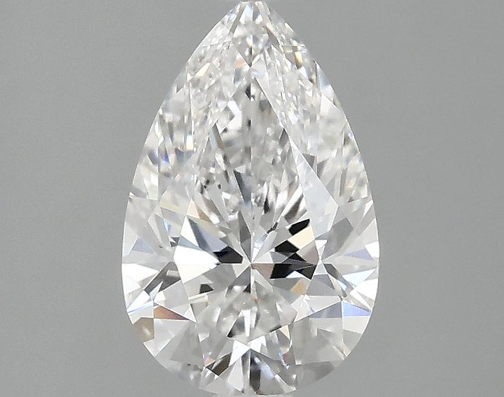 1.59 Carat Pear Shaped Ideal Cut VVS2 IGI Certified Lab Grown Diamond